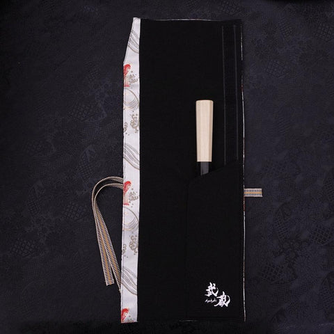 Musashi Japanische Küchenmesser Rolle Weiß Koi, 1 Tasche, Handgefertigt-[Musashi]-[Japan-Küchenmesser]