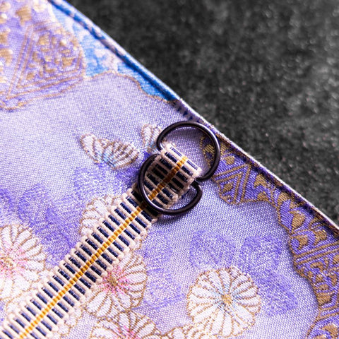 Musashi Japanische Küchenmesser Rolle Yamagata Kikkamon - Lila 2 Taschen Handgefertigt-[Musashi]-[Japan-Küchenmesser]