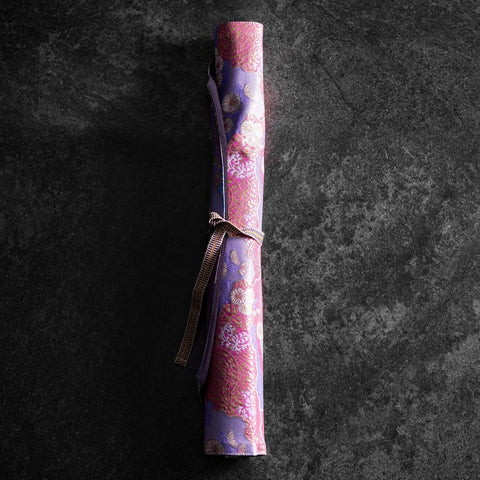 Musashi Japanische Küchenmesser Rolle Yamagata Kikkamon - Lila 2 Taschen Handgefertigt-[Musashi]-[Japan-Küchenmesser]