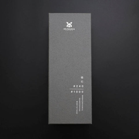 Musashi Professional Sharpening Stone Double-Sided #240/#1000-[Musashi]-[Japan-Küchenmesser]
