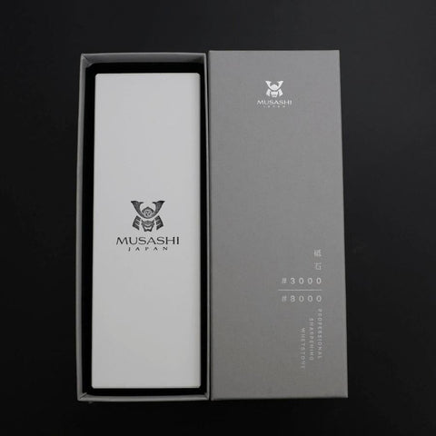 Musashi Professional Sharpening Stone Double-Sided #3000/#8000-[Musashi]-[Japan-Küchenmesser]