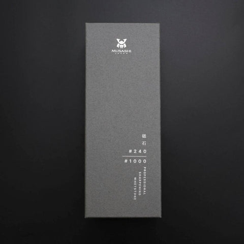 Musashi Professioneller Schleifstein Doppelseitig #240/#1000-[Musashi]-[Japan-Küchenmesser]