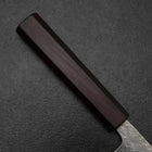 Nakiri 440C Nashiji Damast Lila Urushi Griff 165mm-[Musashi]-[Japan-Küchenmesser]