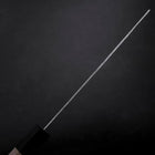 Nakiri AUS-10 Kagami Tsuchime Damast Büffelhorn und Magnolienholz Griff 165mm-[Musashi]-[Japan-Küchenmesser]
