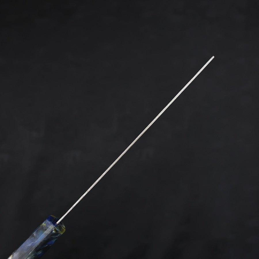 Nakiri AUS-10 Nashiji Damascus Ocean Fireworks Handle 165mm (6.5”)-[Musashi]-[Japanese-Kitchen-Knives]