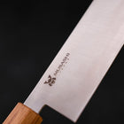 Nakiri AUS-10 Poliert Eichenholz Griff 165mm-[Musashi]-[Japan-Küchenmesser]