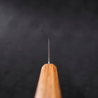 Nakiri AUS-10 Poliert Eichenholz Griff 165mm-[Musashi]-[Japan-Küchenmesser]