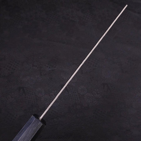 Nakiri AUS-10 Tsuchime Damast Dunkelblau Urushi Griff 165mm-[Musashi]-[Japan-Küchenmesser]
