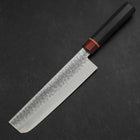 Nakiri AUS-10 Tsuchime Damast Kirschholz Griff 180mm-[Musashi]-[Japan-Küchenmesser]