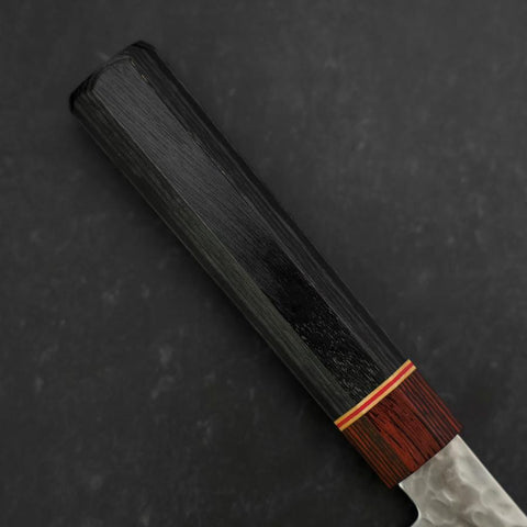 Nakiri AUS-10 Tsuchime Damast Kirschholz Griff 180mm-[Musashi]-[Japan-Küchenmesser]