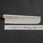 Nakiri AUS-10 Tsuchime Damast Kirschholz Griff 180mm-[Musashi]-[Japan-Küchenmesser]