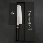 Nakiri AUS-10 Tsuchime Damast Kirschholz Griff 180mm-[Musashi]-[Japan-Küchenmesser]