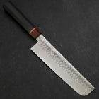 Nakiri AUS-10 Tsuchime Damast Kirschholz Griff 180mm-[Musashi]-[Japan-Küchenmesser]