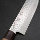 Nakiri AUS-10 Tsuchime Damast Rosenholz-Walnuss Griff 165mm-[Musashi]-[Japan-Küchenmesser]