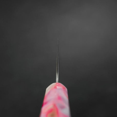 Nakiri AUS-10 Tsuchime Damast Sakura Ozeanplastik Griff 165mm-[Musashi]-[Japan-Küchenmesser]