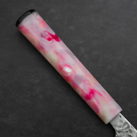 Nakiri AUS-10 Tsuchime Damast Sakura Ozeanplastik Griff 165mm-[Musashi]-[Japan-Küchenmesser]