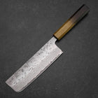 Nakiri AUS-8 Nashiji Damast Kirschholz Griff 160mm-[Musashi]-[Japan-Küchenmesser]