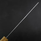 Nakiri AUS-8 Nashiji Olive Handle 165mm (6.5”)-[Musashi]-[Japan-Küchenmesser]