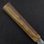 Nakiri AUS-8 Nashiji Olive Handle 165mm (6.5”)-[Musashi]-[Japan-Küchenmesser]