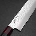 Nakiri AUS-8 Tsuchime Damast Pakka Griff 165mm-[Musashi]-[Japan-Küchenmesser]