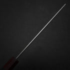 Nakiri AUS-8 Tsuchime Damast Pakka Griff 165mm-[Musashi]-[Japan-Küchenmesser]