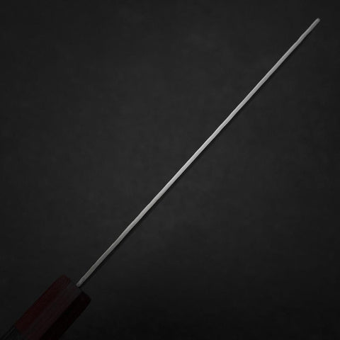 Nakiri AUS-8 Tsuchime Damast Pakka Griff 165mm-[Musashi]-[Japan-Küchenmesser]