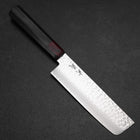 Nakiri AUS-8 Tsuchime Damast Pakka Griff 165mm-[Musashi]-[Japan-Küchenmesser]