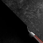 Nakiri AUS-8 Tsuchime Western Mahogany Handle 165mm (6.5”)-[Musashi]-[Japan-Küchenmesser]