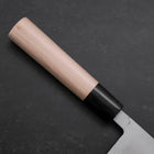 Nakiri Aogami-Super Damast Büffelhorn und Magnolienholz Griff 165mm-[Musashi]-[Japan-Küchenmesser]