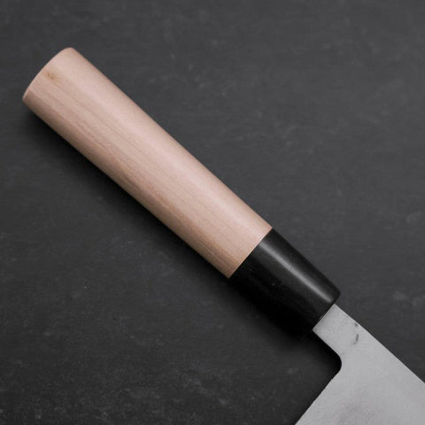 Nakiri Aogami-Super Damast Büffelhorn und Magnolienholz Griff 165mm-[Musashi]-[Japan-Küchenmesser]