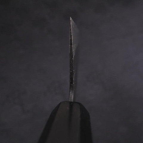 Nakiri Aogami Super Kurouchi Büffelhorn und Ebenholz Griff 165mm-[Musashi]-[Japan-Küchenmesser]