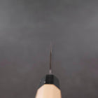Nakiri Blue Steel #1 Edelstahlummantelung Kurouchi Büffelhorn und Magnolienholz Griff 165mm-[Musashi]-[Japan-Küchenmesser]