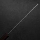 Nakiri Blue Steel #1 Edelstahlummantelung Kurouchi Lila Urushi Griff 165mm-[Musashi]-[Japan-Küchenmesser]