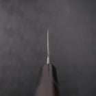Nakiri Blue Steel #2 Damast Büffelhorn und Ebenholz Griff 165mm-[Musashi]-[Japan-Küchenmesser]