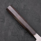 Nakiri Blue Steel #2 Damast Büffelhorn und Ebenholz Griff 165mm-[Musashi]-[Japan-Küchenmesser]