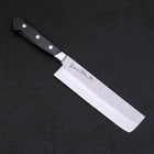 Nakiri Blue Steel #2 Edelstahlummantelung Tsuchime Westlicher Griff 165mm-[Musashi]-[Japan-Küchenmesser]