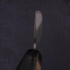 Nakiri Blue Steel #2 Kurouchi Chokin "Kappa Auf Frosch" Büffelhorn und Ebenholz Griff 165mm-[Musashi]-[Japan-Küchenmesser]