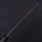 Nakiri Blue Steel #2 Kurouchi Chokin "Kappa Auf Frosch" Büffelhorn und Ebenholz Griff 165mm-[Musashi]-[Japan-Küchenmesser]