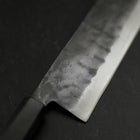 Nakiri Blue Steel #2 Kurouchi Ebenholz Griff 165mm-[Musashi]-[Japan-Küchenmesser]
