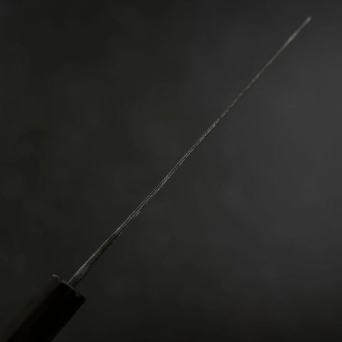 Nakiri Blue Steel #2 Kurouchi Ebenholz Griff 165mm-[Musashi]-[Japan-Küchenmesser]