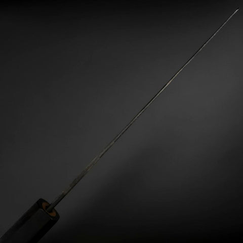 Nakiri Blue Steel #2 Kurouchi Ebenholz Griff 170mm-[Musashi]-[Japan-Küchenmesser]