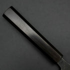 Nakiri Blue Steel #2 Kurouchi Ebenholz Griff 170mm-[Musashi]-[Japan-Küchenmesser]