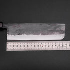 Nakiri Blue Steel #2 Kurouchi Ebenholz Griff 170mm-[Musashi]-[Japan-Küchenmesser]