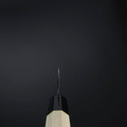 Nakiri Blue Steel #2 Kurouchi Hinoki Griff 135mm-[Musashi]-[Japan-Küchenmesser]