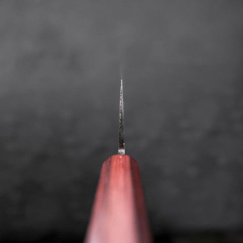 Nakiri Blue Steel #2 Kurouchi Lila Urushi-Griff 165mm-[Musashi]-[Japan-Küchenmesser]