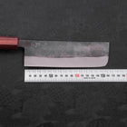 Nakiri Blue Steel #2 Kurouchi Lila Urushi-Griff 165mm-[Musashi]-[Japan-Küchenmesser]