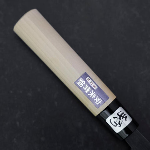 Nakiri Blue Steel #2 Kurouchi Magnolia Handle 165mm (6.5”)-[Musashi]-[Japan-Küchenmesser]