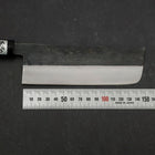 Nakiri Blue Steel #2 Kurouchi Magnolienholz Griff 165mm-[Musashi]-[Japan-Küchenmesser]