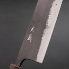 Nakiri Blue Steel #2 Kurouchi Sumi Urushi Griff 165mm-[Musashi]-[Japan-Küchenmesser]