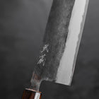 Nakiri Blue Steel #2 Kurouchi Sumi Urushi Griff 165mm-[Musashi]-[Japan-Küchenmesser]